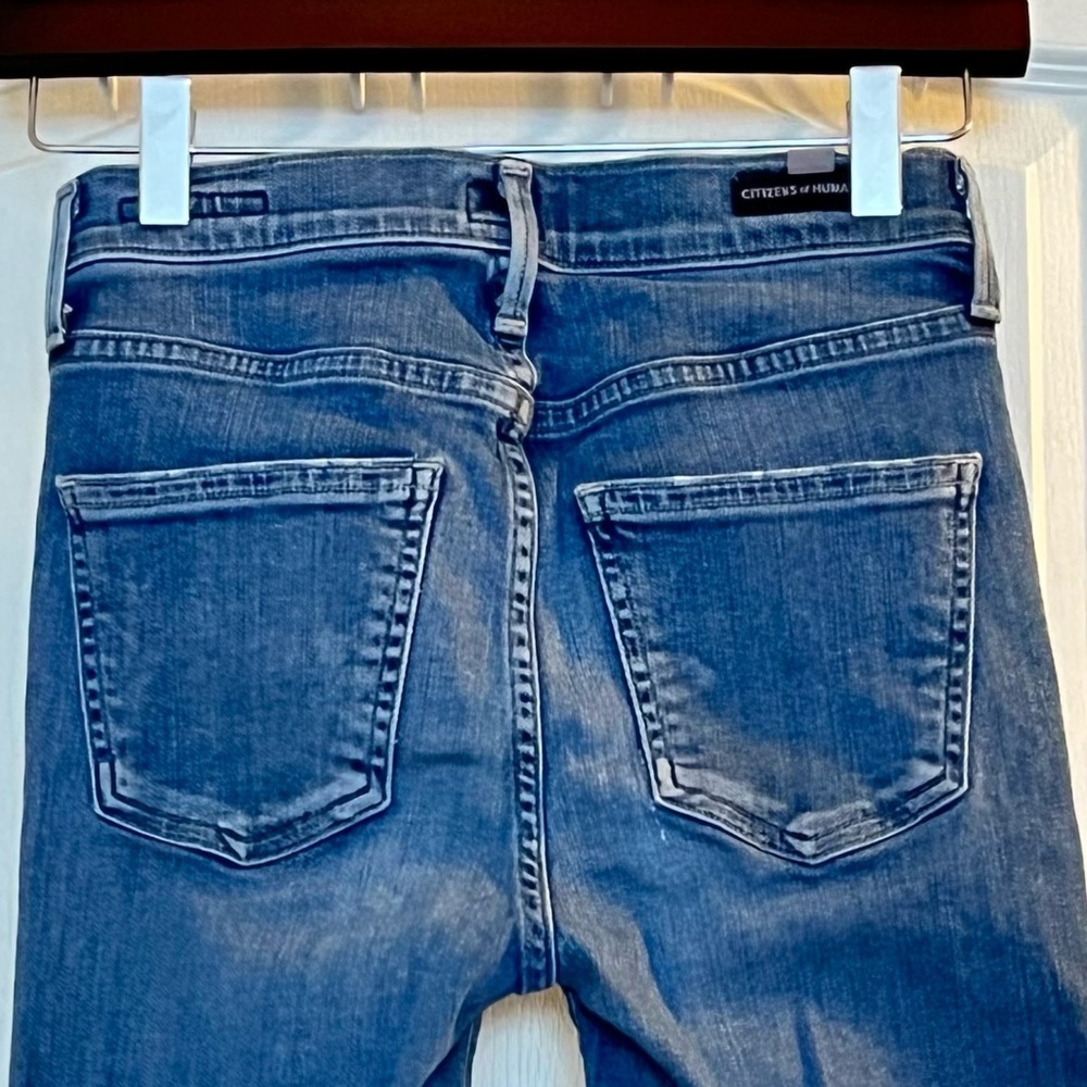 Citizens Of Humanity Rocket Crop High Rise Skinny Jeans Sz 24 Minimalist Classic - Picture 5 of 14